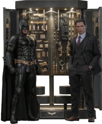 The Dark Knight figurines et diorama Movie Masterpiece 1/6 Batman Armory with Bruce Wayne (2.0) 30 cm | HOT TOYS