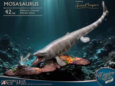 Wonders of the Wild statuette Mosasaurus (DX) 42 cm | STAR ACE