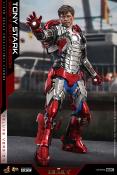 Iron Man 2 figurine Movie Masterpiece 1/6 Tony Stark (Mark V Suit Up Version) Deluxe 31 cm | HOT TOYS