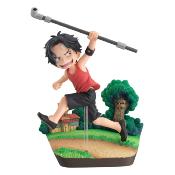 One Piece G.E.M. Series statuette PVC Portgas D. Ace Run! Run! Run! 13 cm | MEGAHOUSE