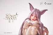 Silver Moon 1/4 Wlop artist statue | Light Year Studio