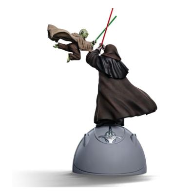 Star Wars statuette 1/10 Deluxe Art Scale Yoda vs Emperor Palpatine (CCXP Exclusive 2024) 31 cm | IRON STUDIOS