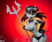 Original Artist Series statuette Devil Girl (Black and White Variant) 30 cm | SIDESHOW