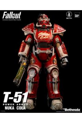 Fallout figurine 1/6 T-51 Nuka Cola Power Armor 37 cm | Threezero